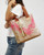 Consuela Brit Embossed Snake Journey Tote Bag