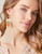 Spartina 449 Pineapple Bitty Bead Fringe Earrings