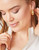 Spartina 449 Gold Sand Dollar Seafoam Hoop Earrings  