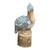 Blue Pelican on a Wood Dock Piling Garden Statue