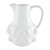 Mud Pie White Beaded Terracotta Pitcher