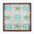 Aqua Starfish & Sand Dollar Tic-Tac-Toe Wood Game
