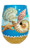 Seashore Sea Shells Silk Screen Stemless Wine Glass