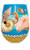 Seashore Sea Shells Silk Screen Stemless Wine Glass