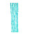 Kurt Adler Iridescent Tinsel Super Bright Christmas Teal Blue Cascade Light 5 Strand Set