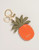 Spartina 449 Orange Pineapple Icon Key Ring Keychain