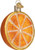 Old World Christmas Orange Fruit Glass Tree Ornament