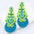 Sammy Jeweled Dangle Treasure Jewels Artisan  Earrings