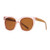 Blue Planet Emry Polarized Walnut Wood Sunglasses