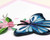 Blue Butterfly Quilling Blank Card