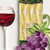 Bottle and Glass Of Wine Quilling Birthday Card