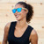 Blue Planet Classic Bamboo Mirrored Aqua Polarized Sunglasses  