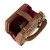 Mary Frances Open Bar Wine Barrels Top Handle Purse  