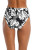 Sunshine 79 Black/White Optic Tropic High Waist Swim Bottoms