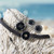 4Ocean Florida Osborne Reef Black Tire Rubber Pendant Silver Necklace