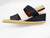 Brenda Zaro Vaquero Costa Denim and Metallic Copper Wedge Sandal