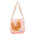 Sun N Sand Paul Brent Beach Flip Flops Coral Crossbody Bag  