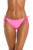Sunshine 79 Gypset String Tie-Side Hipster Swim Bottom Solid Electric Pink