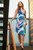 La Blanca Coastal Palms Draped Midi Beach Cover Up Dress