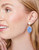 Spartina 449 Floral Cabochon Blue Dangle Earrings  