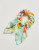 Spartina 449 Queenie Sea Foam Tropical Floral Scrunchie  