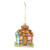 Tiki House Bungalow Glass Christmas Tree Ornament