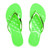 Petite Jolie Express II Metallic Strap Flip Flops
