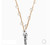 Brighton Karma Petite Mom Silver Heart With Crystal Beads Cord Necklace