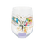 Izzy and Oliver Butterfly Stemless Wine Glass