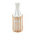 Mud Pie Rattan Wrapped Tall Ceramic Vase