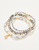 Spartina 449 Silver Sparkle Stack Stretch Bracelet Set