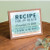 Recipe For The Beach Framed Tabletop Sign
