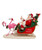 Kurt Adler Fabriché™ Santa In Sleigh With Flamingo Reindeer Figurine  
