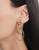 Spartina 449 Okatie Gold and Crystal Loop Earrings  