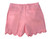 Beachtime Scallop Hem Stretch Shorts