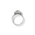 Brighton Pebble Dot Pearl Silver Wide Band Ring