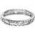 Brighton Contempo Medium Width Hinged Silver Bangle Bracelet