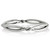 Brighton Interlok Twist Silver Bangle Bracelet