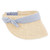 Sun N Sand Denim Trim Straw Visor