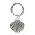 Brighton Silver Scallop Shell Key Ring Purse FOB