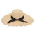 Sun N Sand Ripple Large Brimmed Wheat Braid Sun Hat  