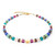 Coeur De Lion Precious Statement Bright Multicolor GeoCUBE® Crystal Necklace