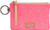 Consuela Shine Neon Pink Key Ring Teeny Pouch Wallet