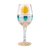 Lolita Sun On The Beach Wine Glass
