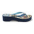 Brighton Love It Navy Platform Flip Flops