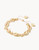 Spartina 449 Cowrie Gold Shells and Starfish Slide Bracelet