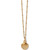 Brighton Voyage Mini Scallop Shell Pendant Gold Necklace