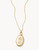 Spartina 449 Mother Of Pearl Palmetto Tree Gold Necklace
