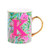 Lilly Pulitzer Initial Ceramic Mug