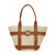 Brighton Skylar Natural Straw Luggage Trim Tote Purse